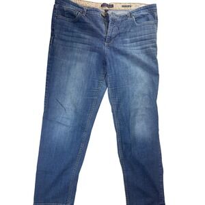 Code Bleu Gracie Boyfriend Jeans Womens 16 Medium Wash Blue CBD716-SAM